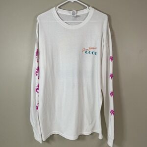 JONAS BROTHERS Cool White Band Tour Promo T Shirt Adult Large Concert Y2K